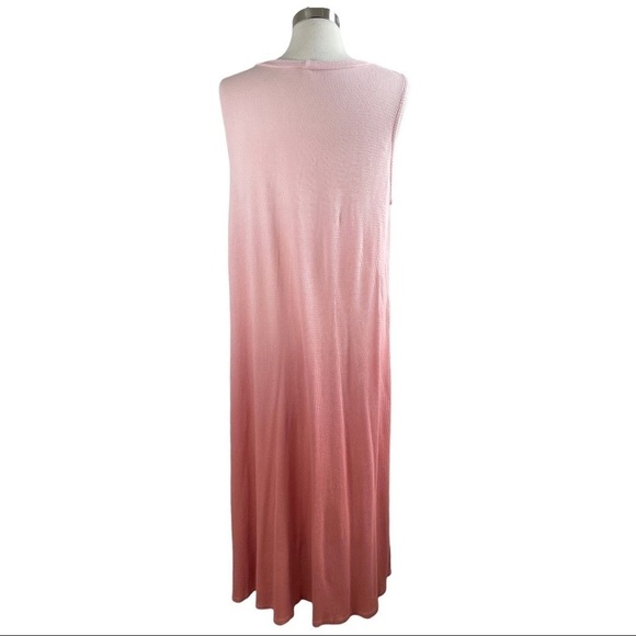 HUMMINGBIRD Ombre Button Front Midi Dress size M - Picture 4 of 8